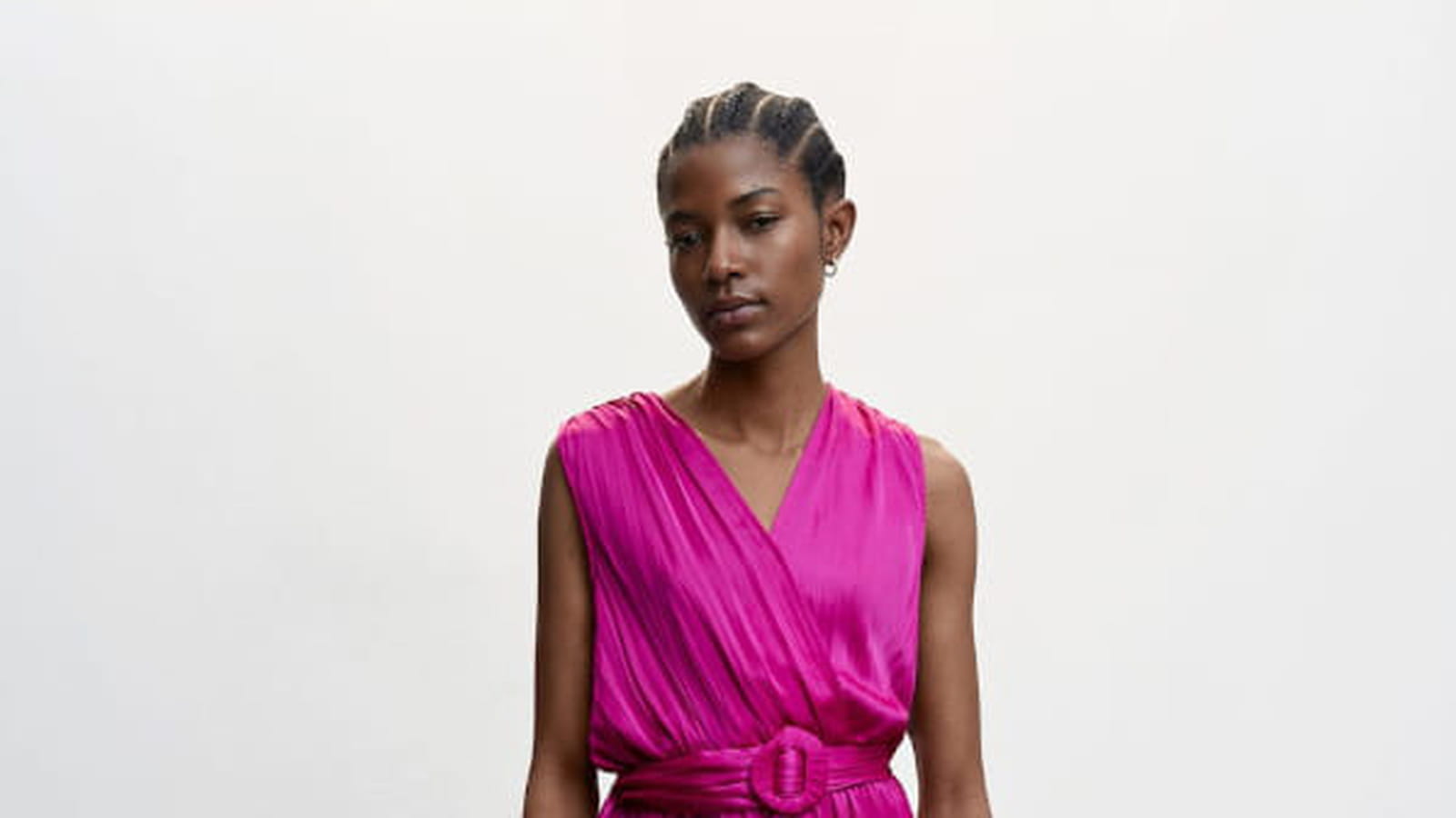 Robe fuchsia Mango 