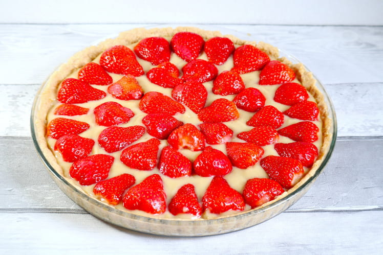 Tarte aux fraises 100% maison-image