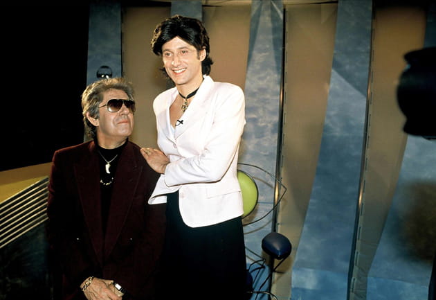 Avec son acolyte Antoine de Caunes, en 1995&nbsp;sur TF1