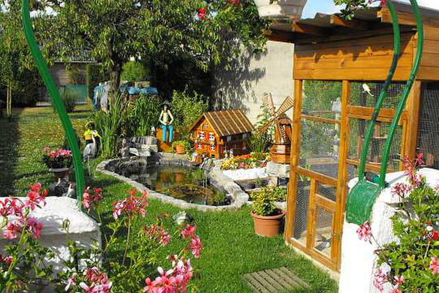 Un jardin tr&egrave;s d&eacute;cor&eacute;