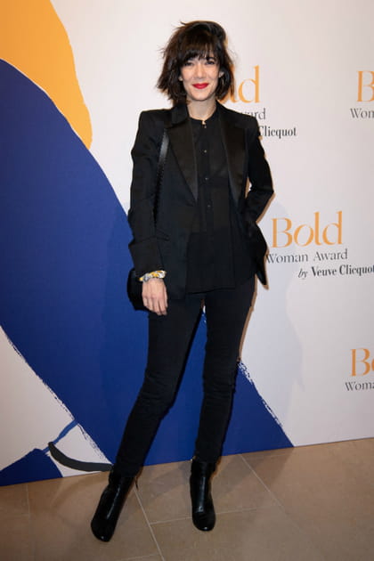 TOP : Melanie Doutey en total look noir