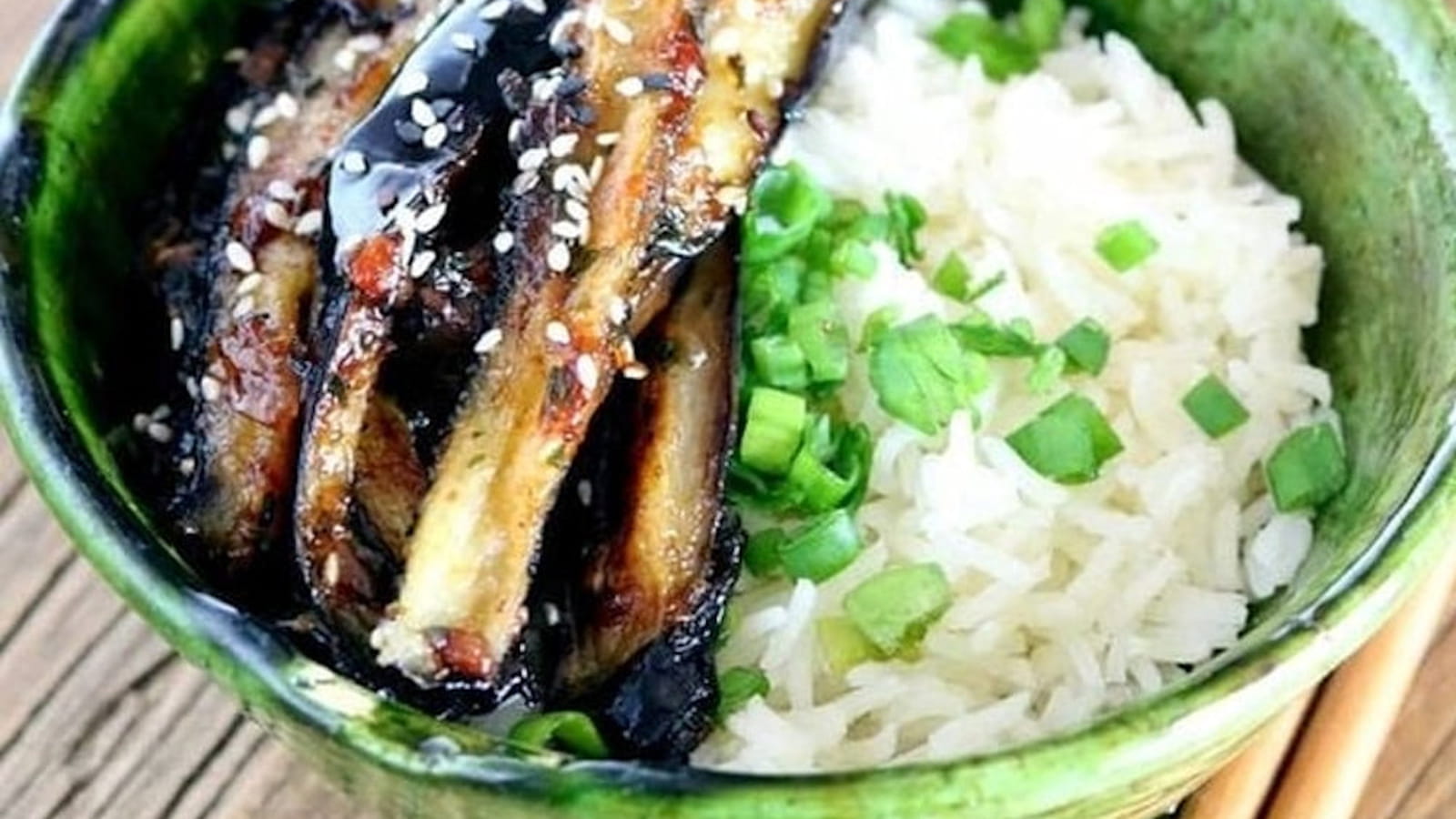 Aubergines caramélisées aux saveurs d'Asie
