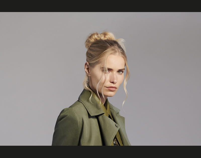 Le chignon avec m&egrave;ches libres