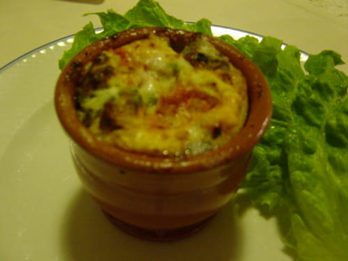 Flan brocolis/roquefort