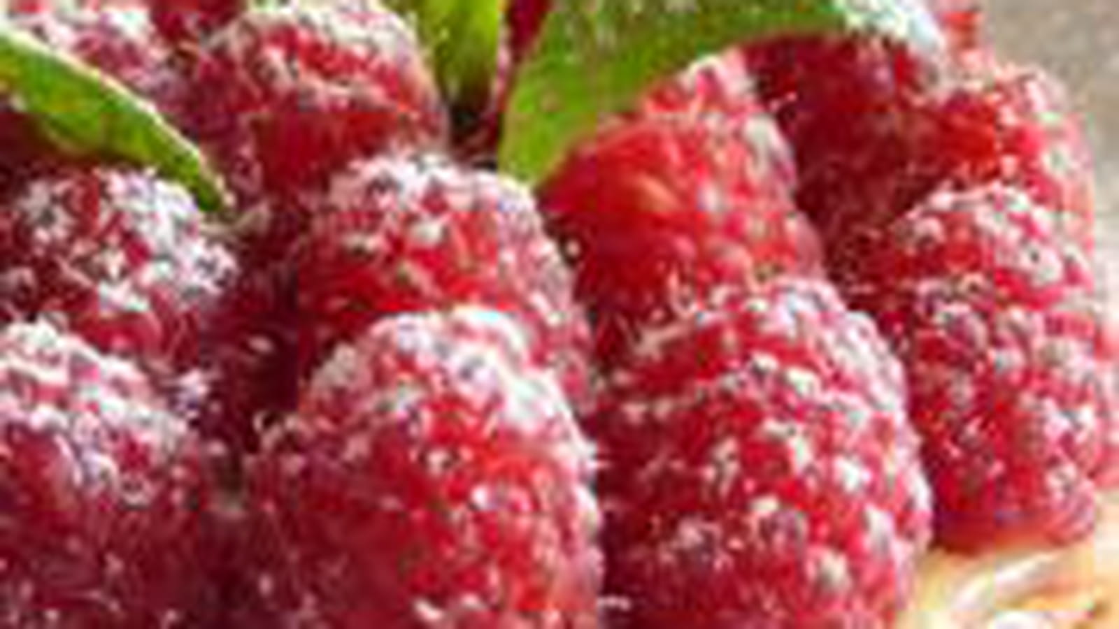 Tarte fine framboises citron et basilic