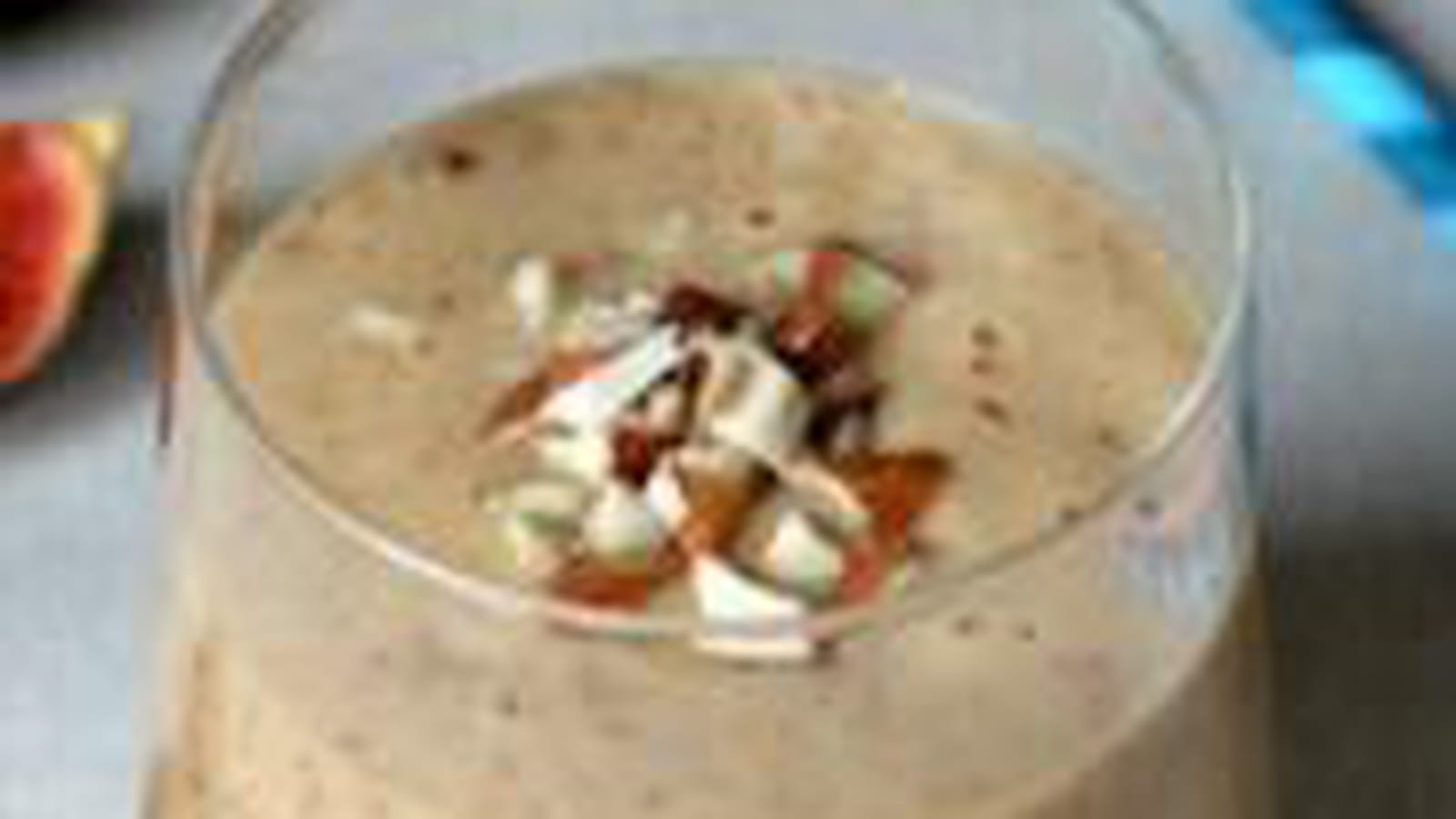 Smoothie vegan figues et amandes
