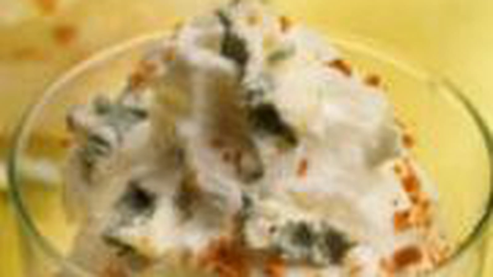 Crumble glacé au roquefort