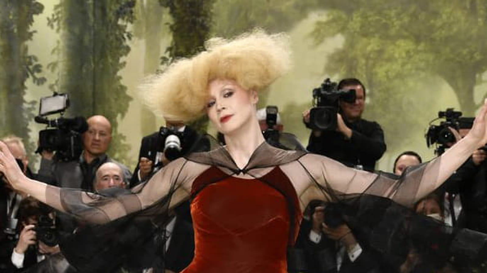 Gwendoline Christie en Margiela