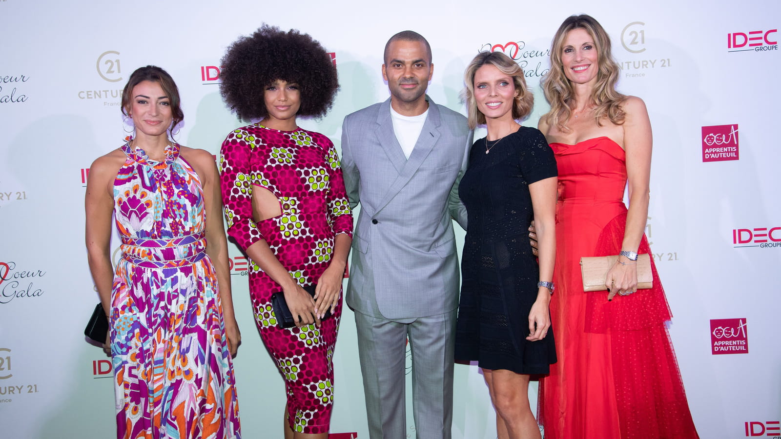 Alicia Aylies, Tony Parker et Sylvie Tellier