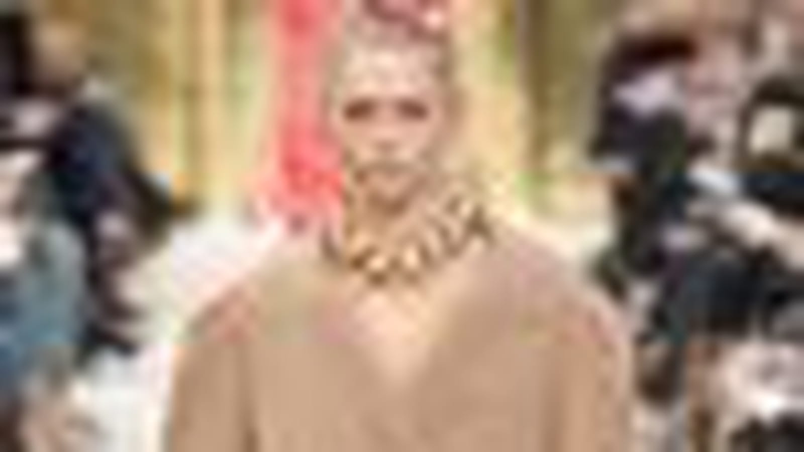 Manteau XXL beige de Louis Vuitton