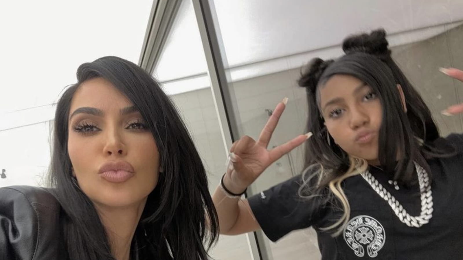 Kim Kardashian et sa fille North