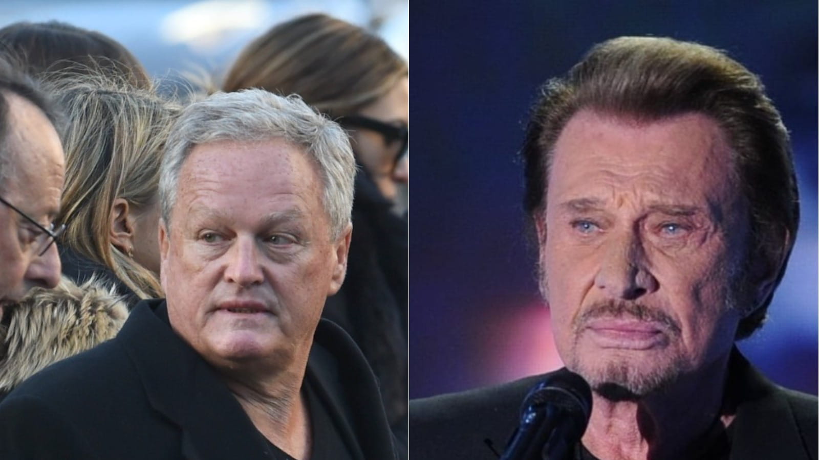 André Boudou et Johnny Hallyday
