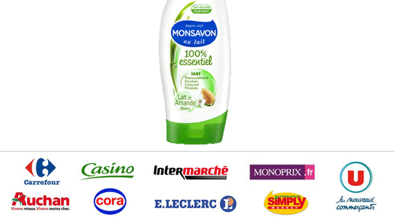 Monsavon Douche 100% essentiel
