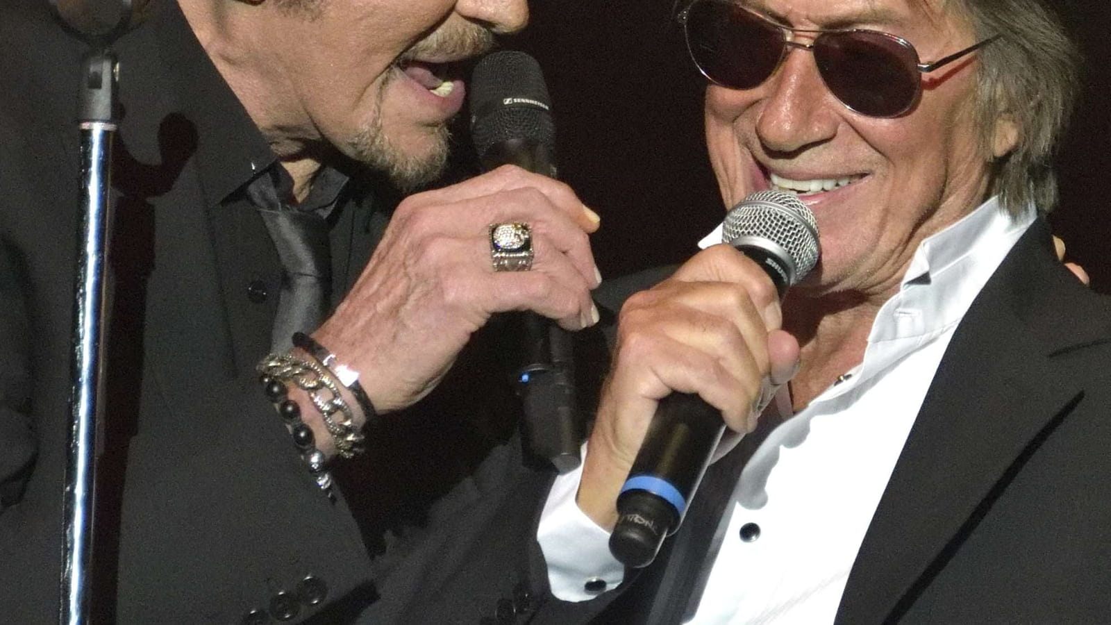 Jacques Dutronc et Johnny Hallyday