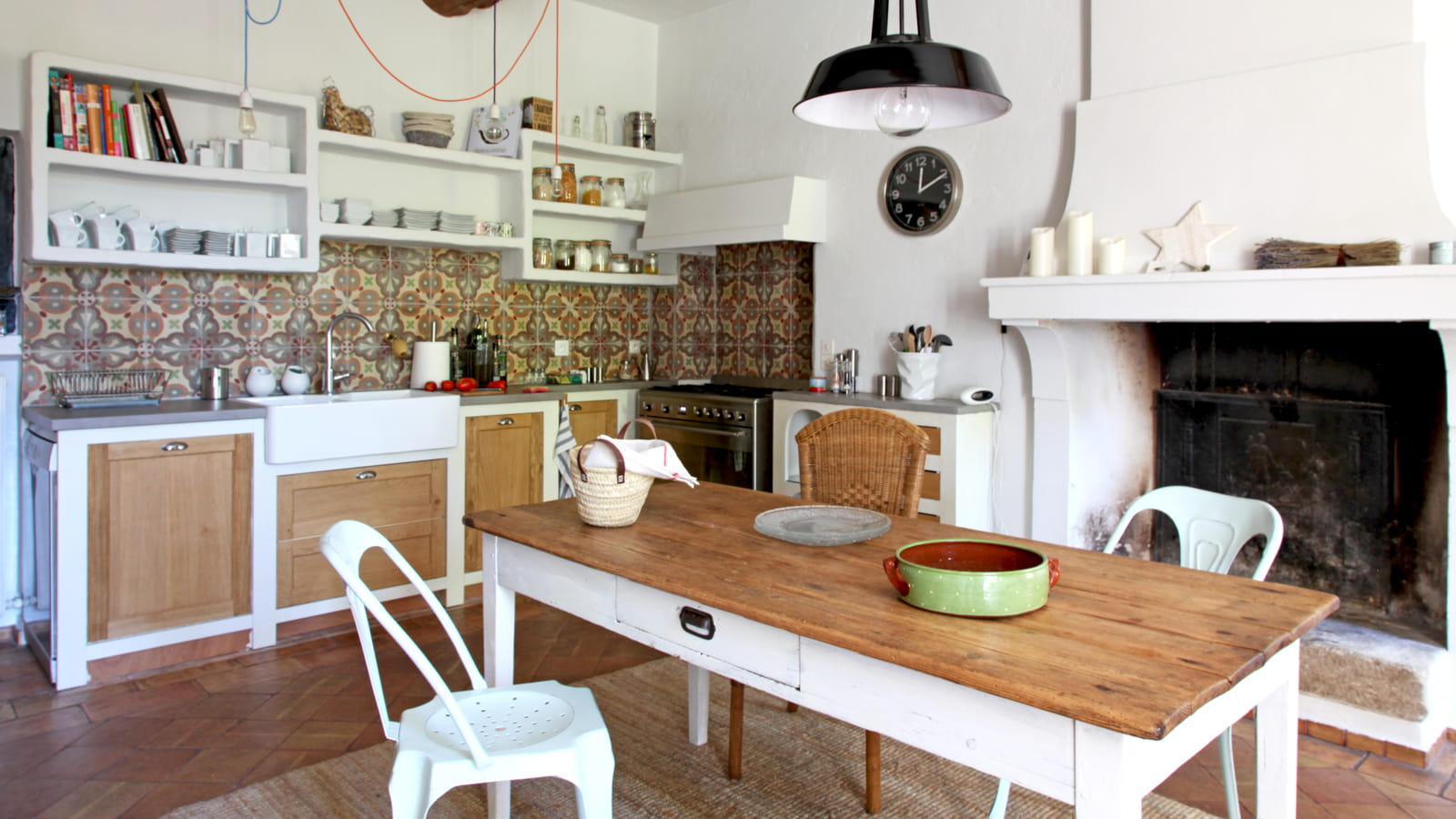 Déco cuisine en bois naturel