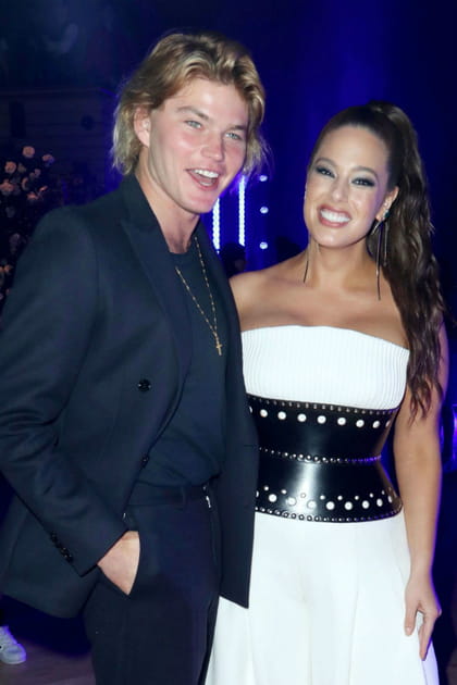 Jordan Barrett et Ashley Graham