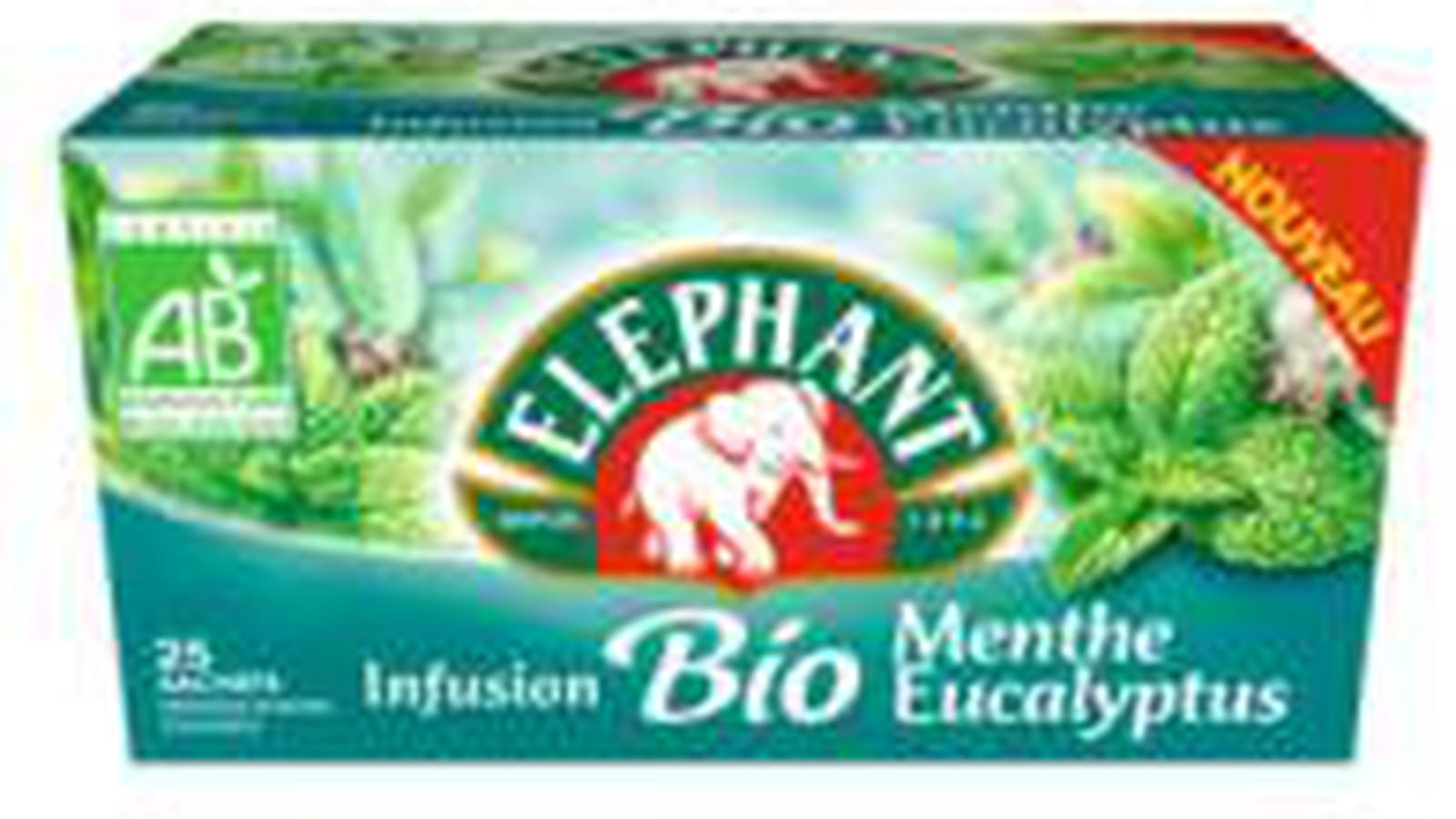 Infusion Menthe-Eucalyptus bio d'Eléphant