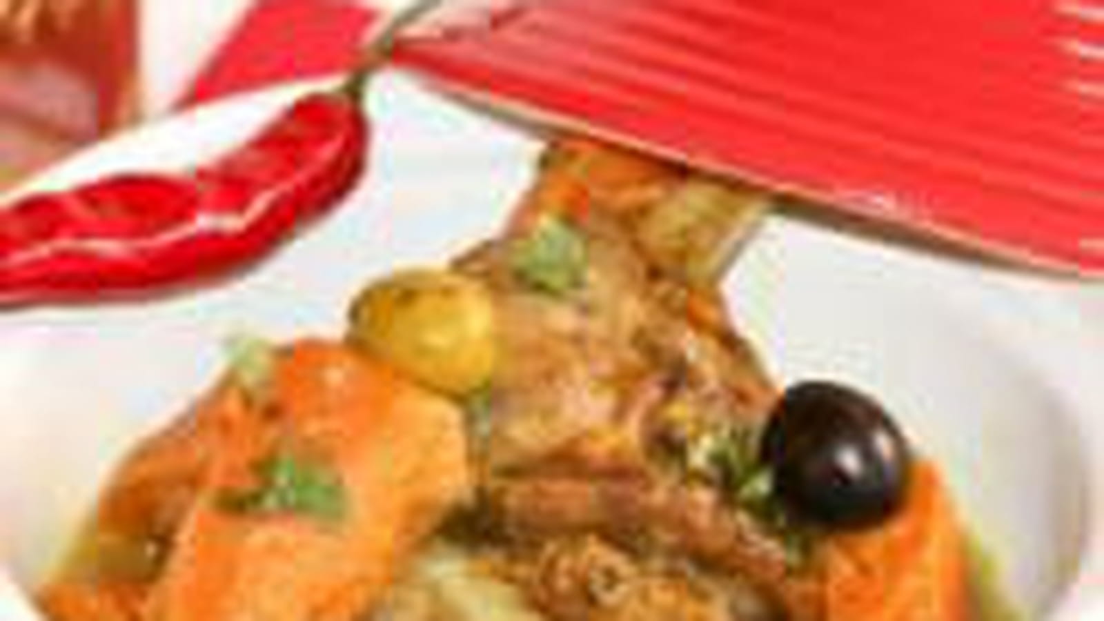 Tajine d'agneau patates douces
