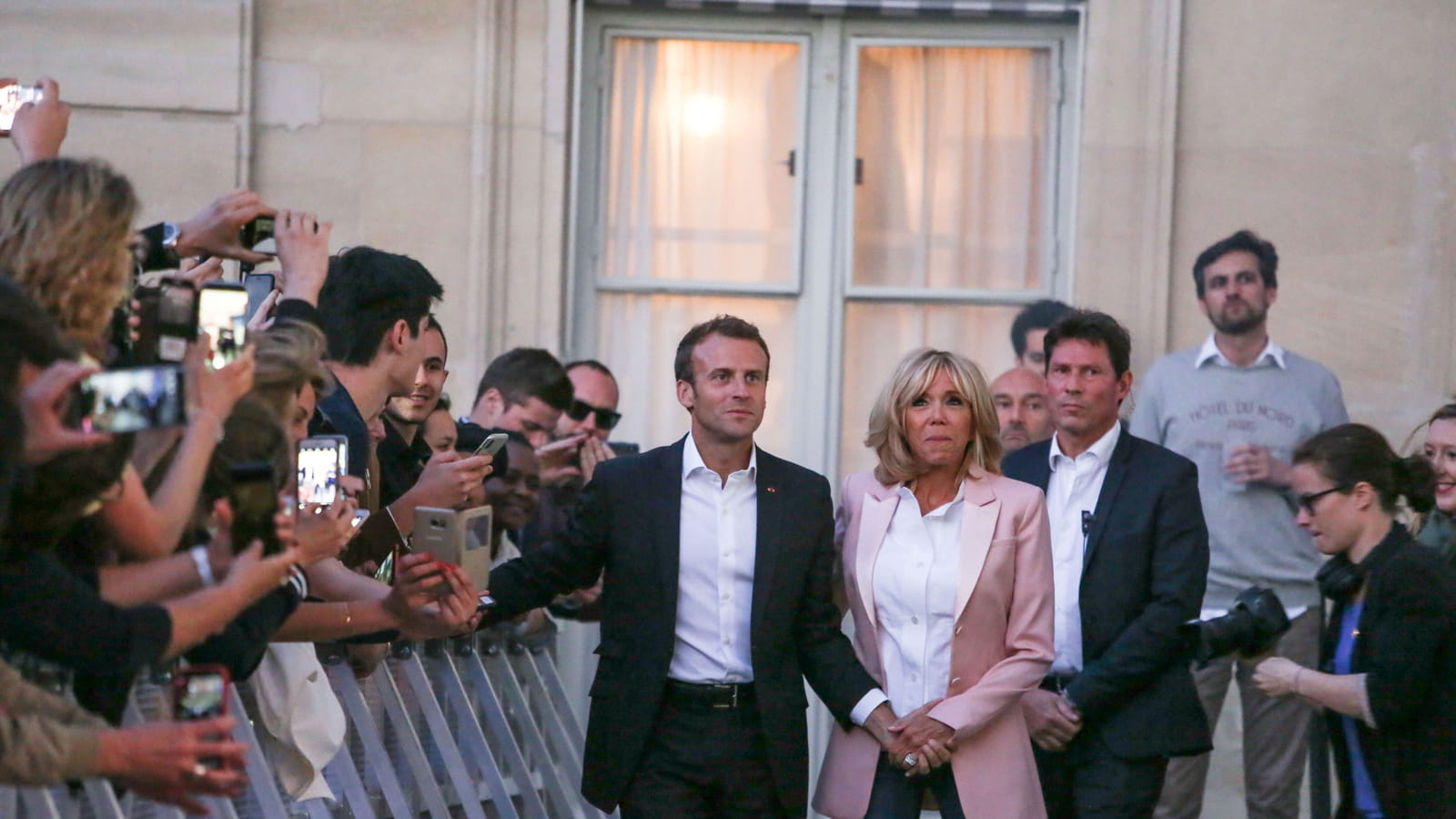 Emmanuel et Brigitte Macron