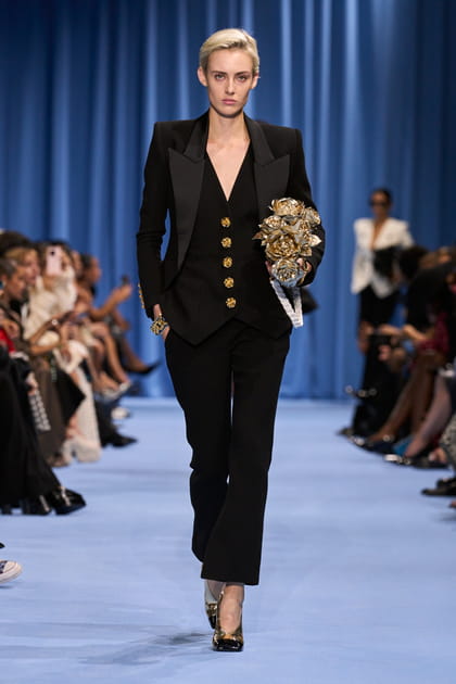 Look 5&nbsp;du d&eacute;fil&eacute; Balmain printemps-&eacute;t&eacute; 2024