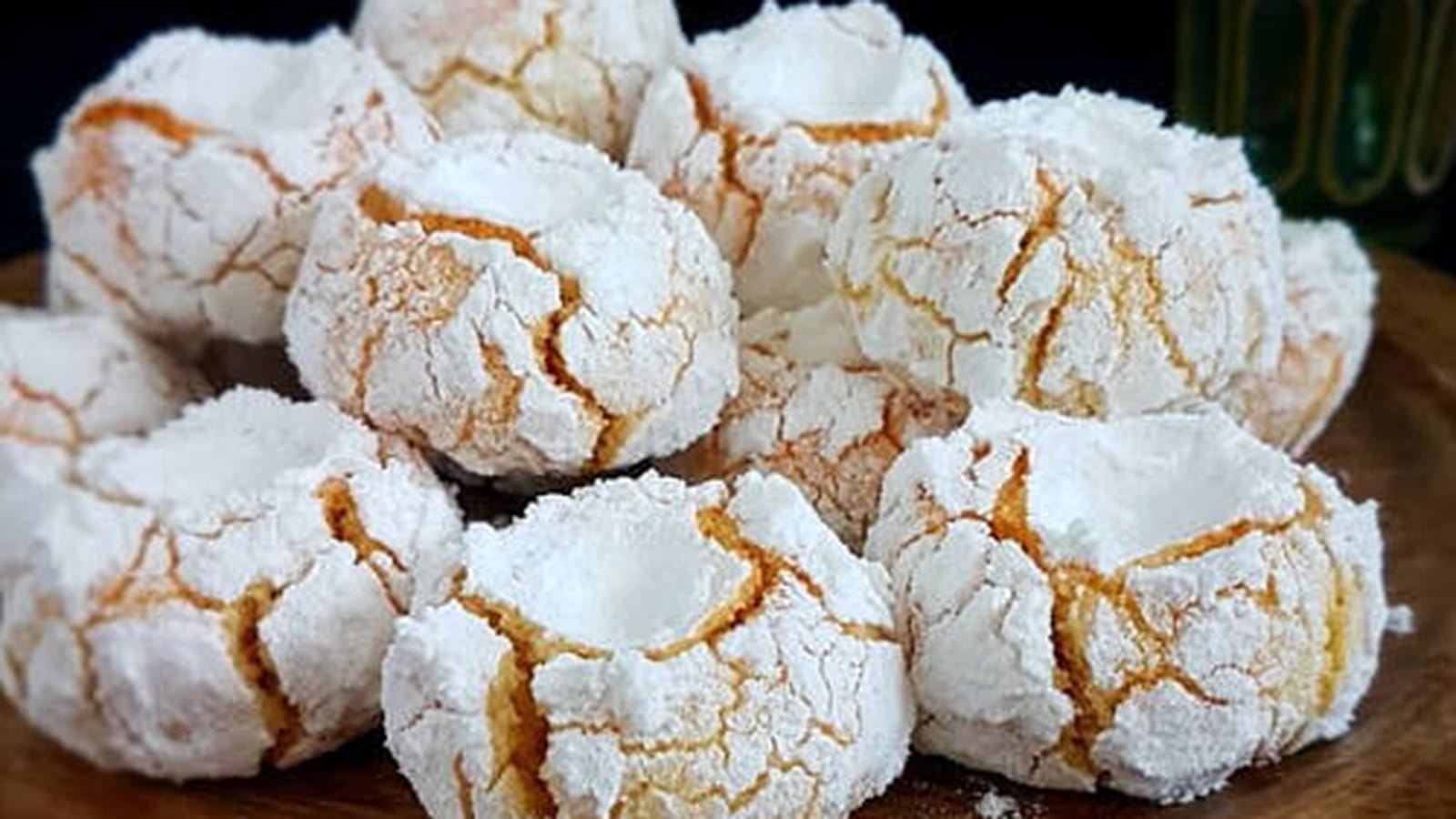 Mlowza, gâteau marocain aux amandes