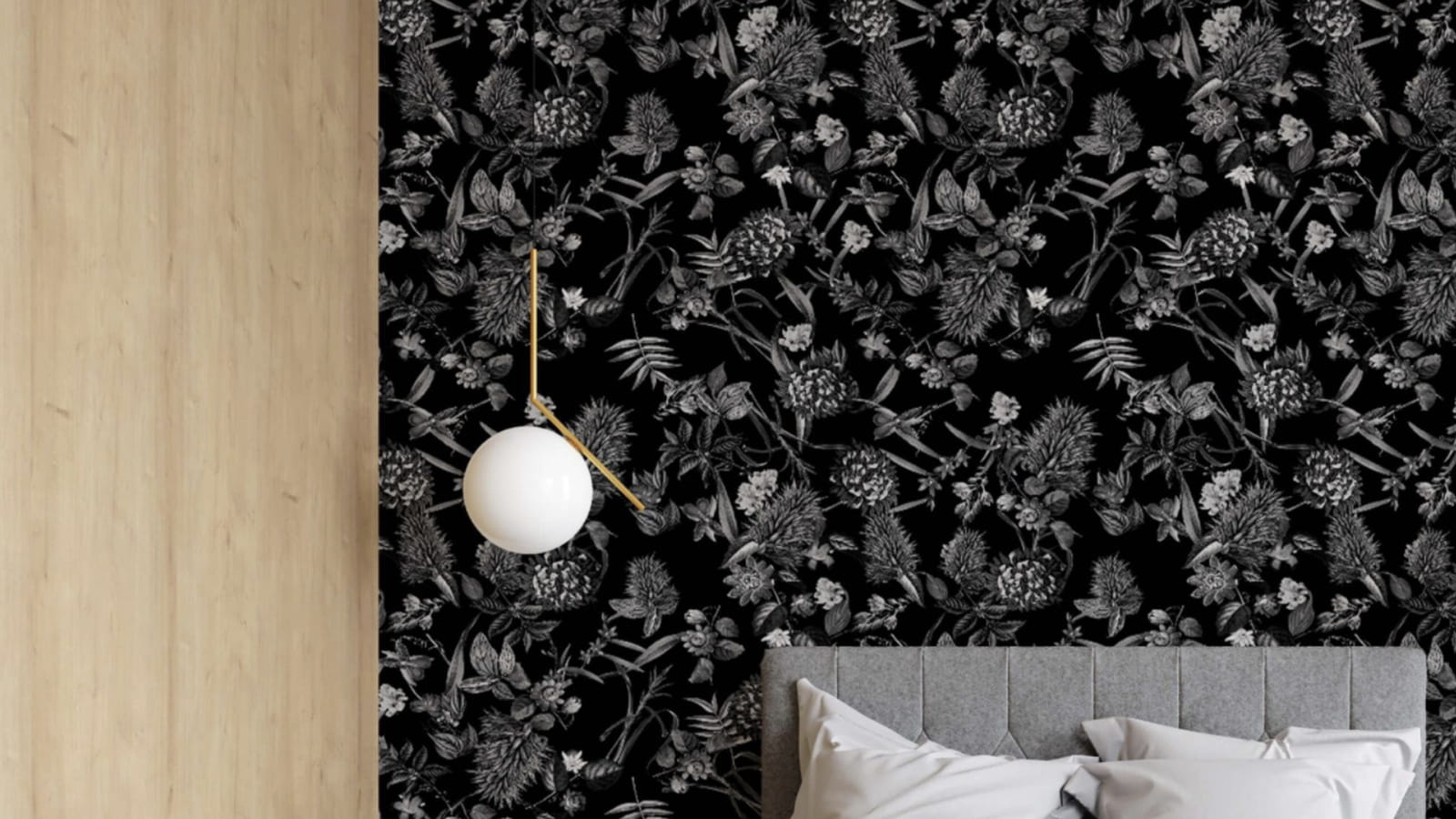 Papier peint fleuri