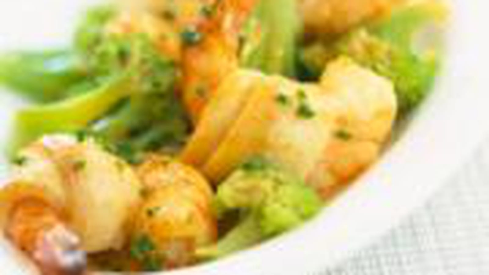Roulades de soles aux crevettes et brocolis