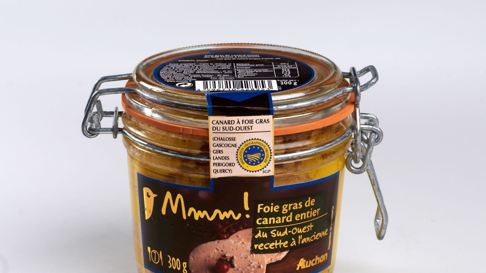 Le foie gras de canard entier du Sud-Ouest Auchan