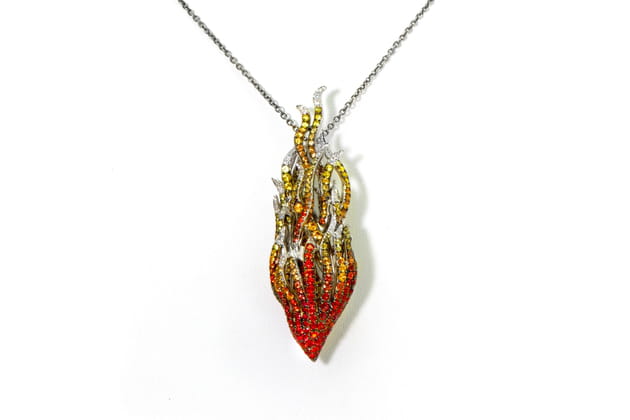 Collier "Flamme" de Goralska
