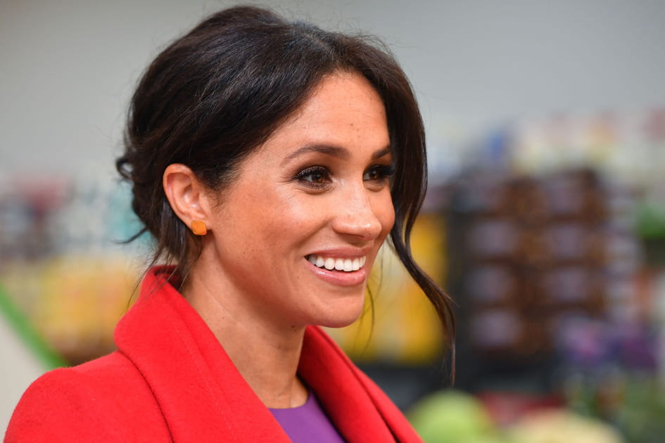 La bouche glossy de Meghan Markle
