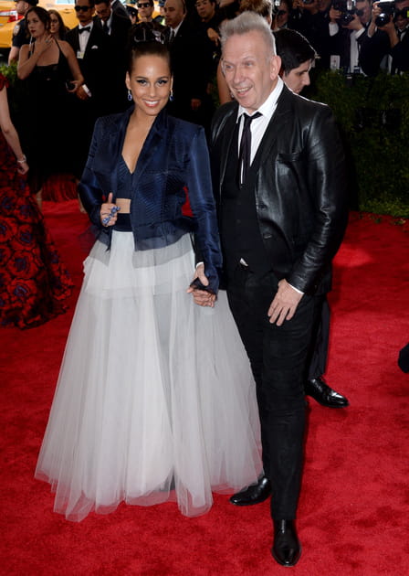 Alicia Keys en Jean Paul Gaultier haute couture