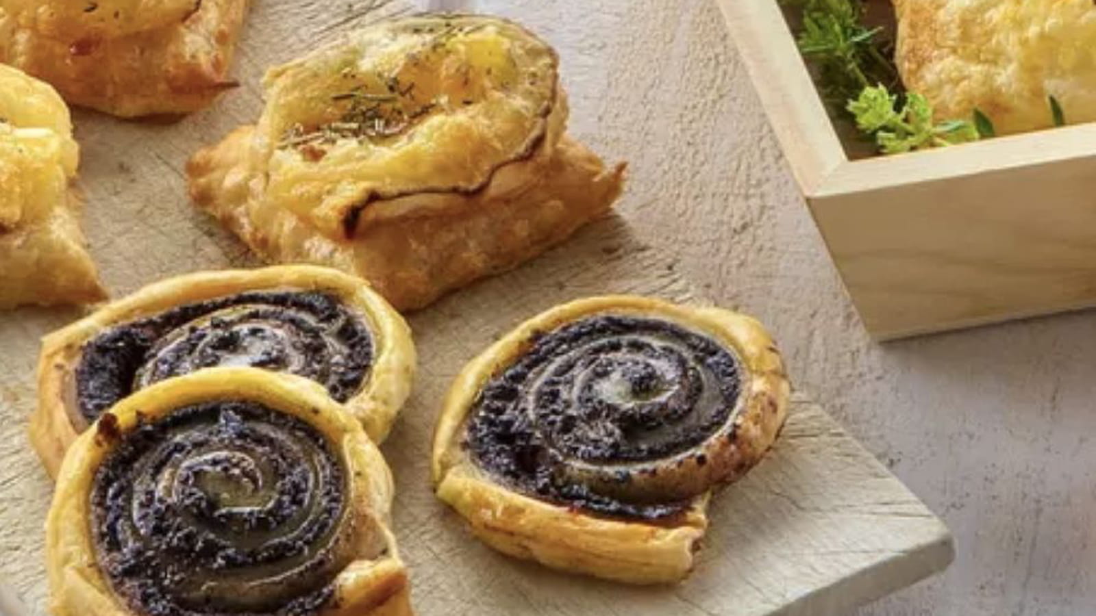 Roulés à la tapenade