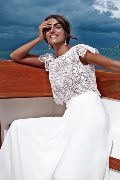 Robe de mariée Bougie parfumée, Fabienne Alagama 2022