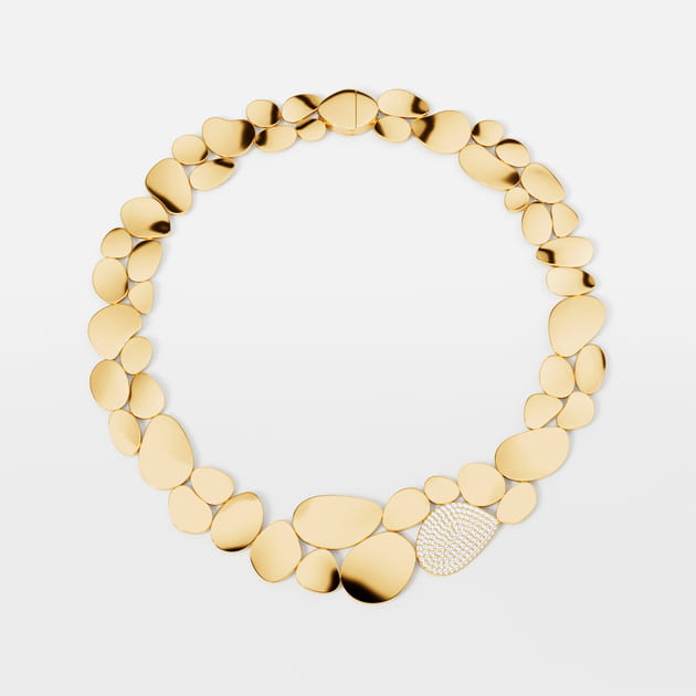 Ras-de-cou Statement Galet