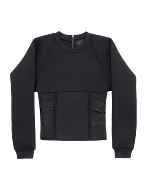 Le sweat corseté