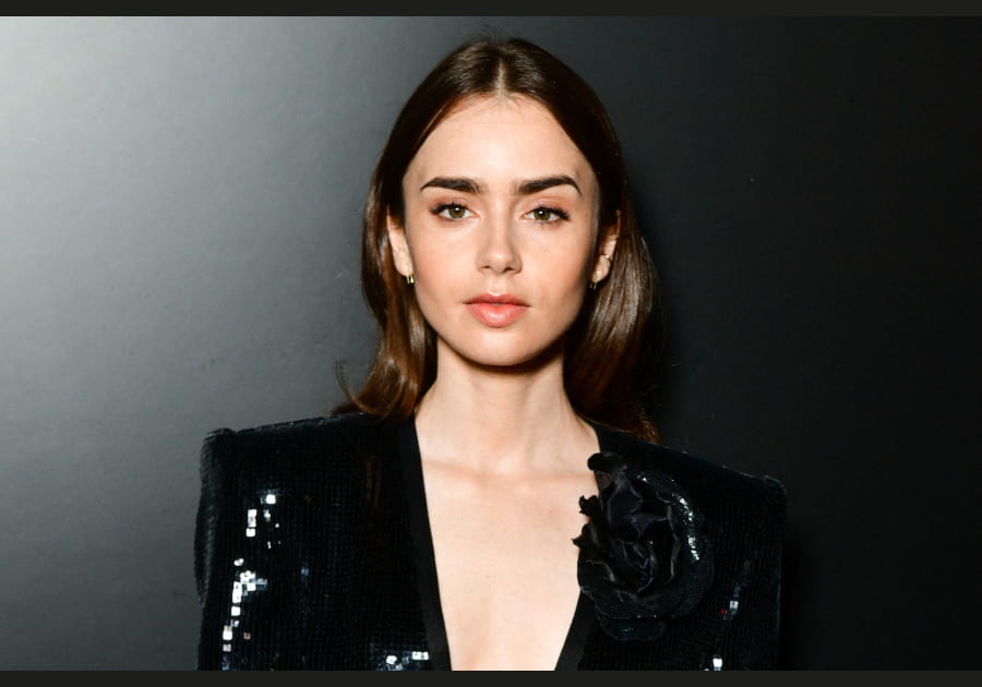 Lily Collins, lumineuse avec son teint porcelaine