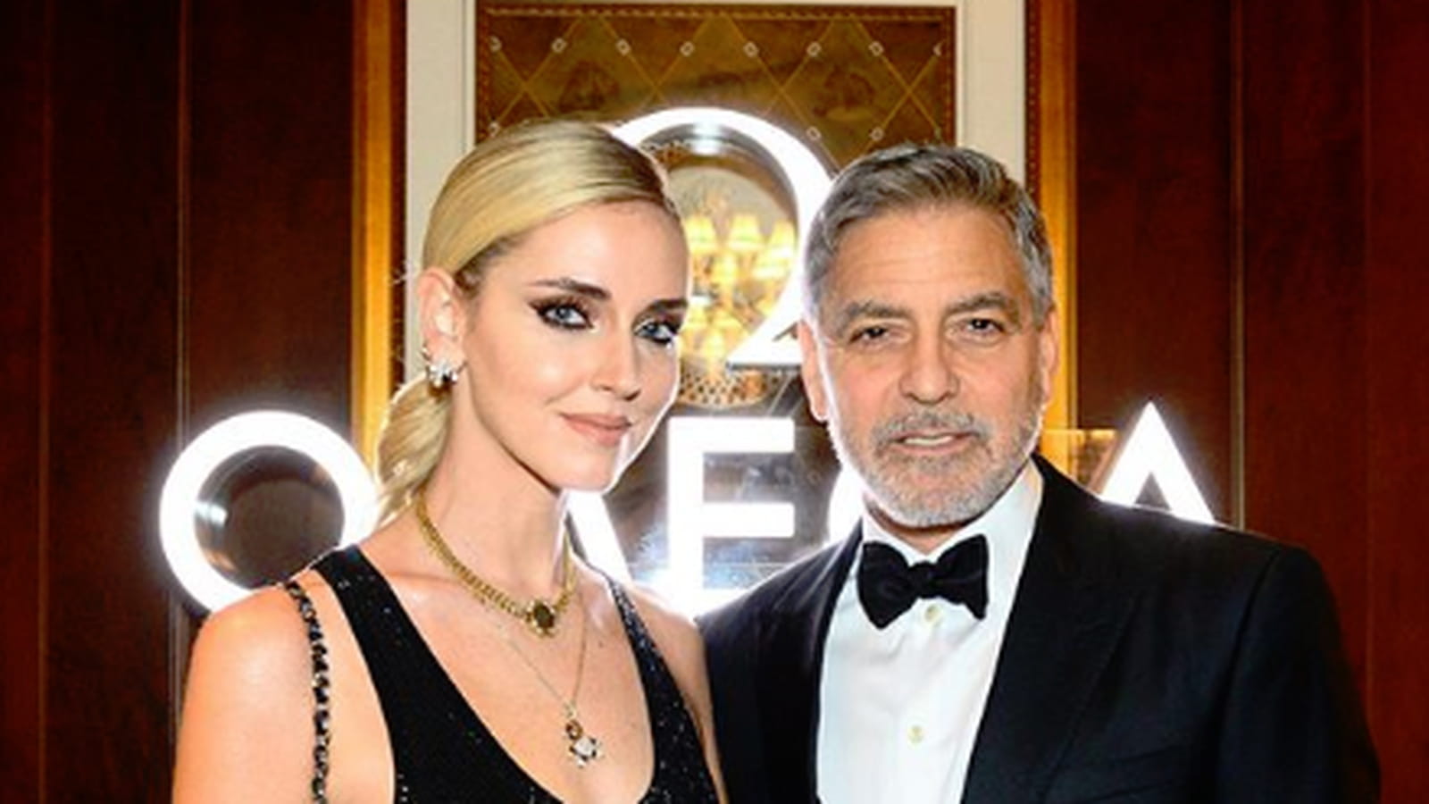 Chiara Ferragni et George Clooney 