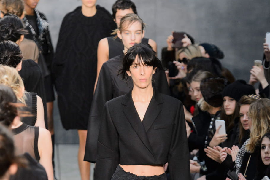 Défilé Vera Wang prêt-à-porter automne-hiver 2015-2016 : androgynie minimaliste