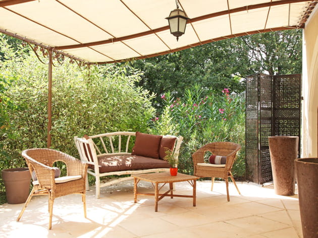 Pergola et toile de bateau