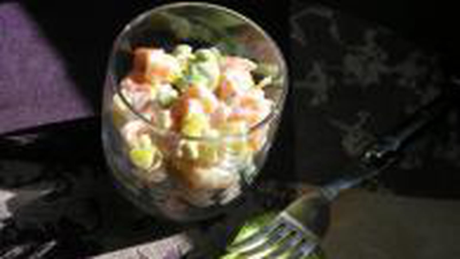 Verrine de tartare de saumon