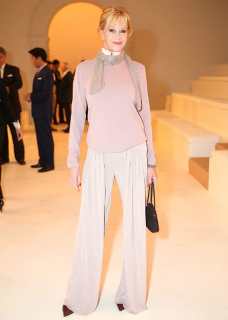 Melanie Griffith, &eacute;l&eacute;gante au d&eacute;fil&eacute; Ralph Lauren