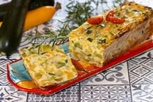 Flan de courgettes au romarin et à la ciboulette : Etape 3