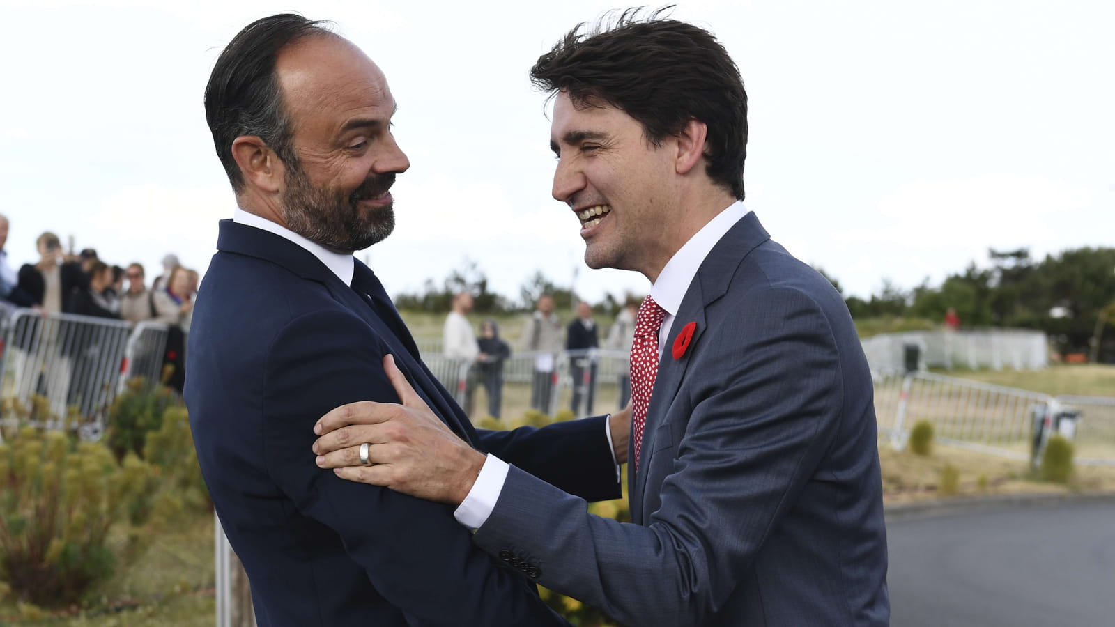 Edouard Philippe et Justin Trudeau