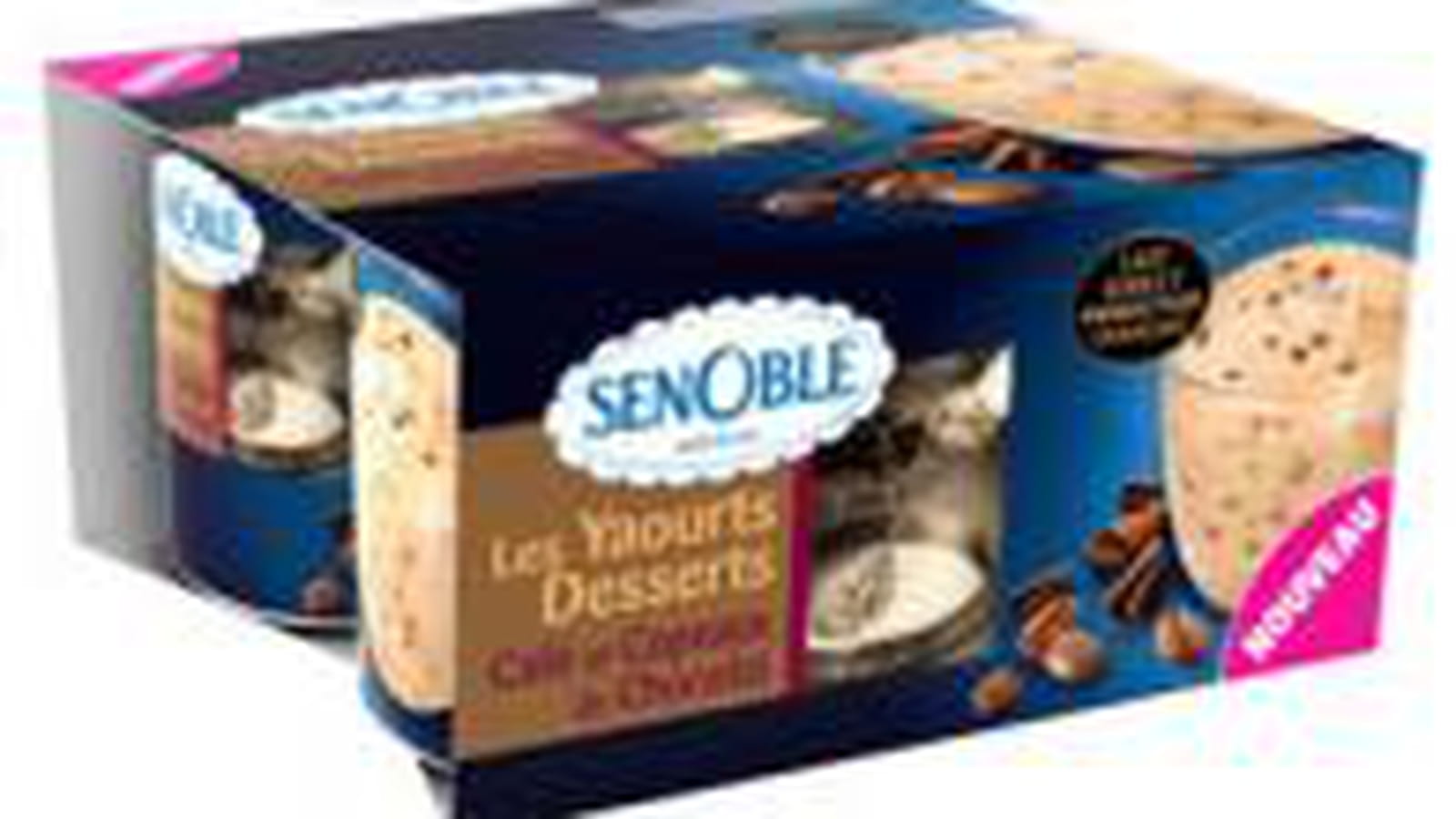 Yaourts Café et Copeaux de chocolat de Senoble