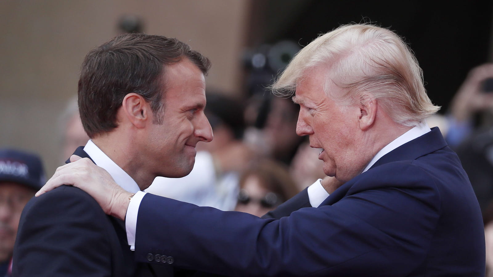 Emmanuel Macron et Donald Trump