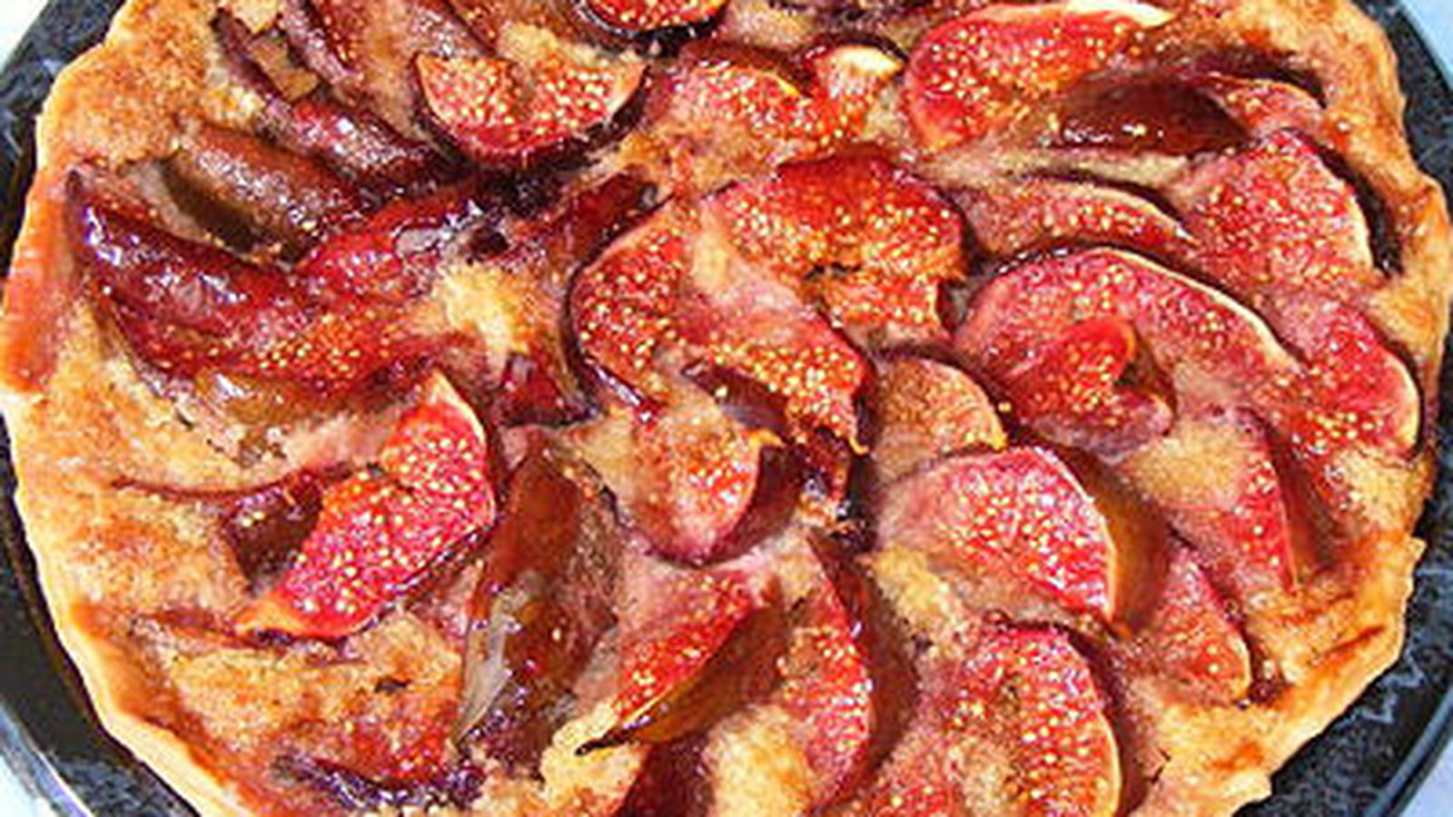 Tarte amandine aux figues