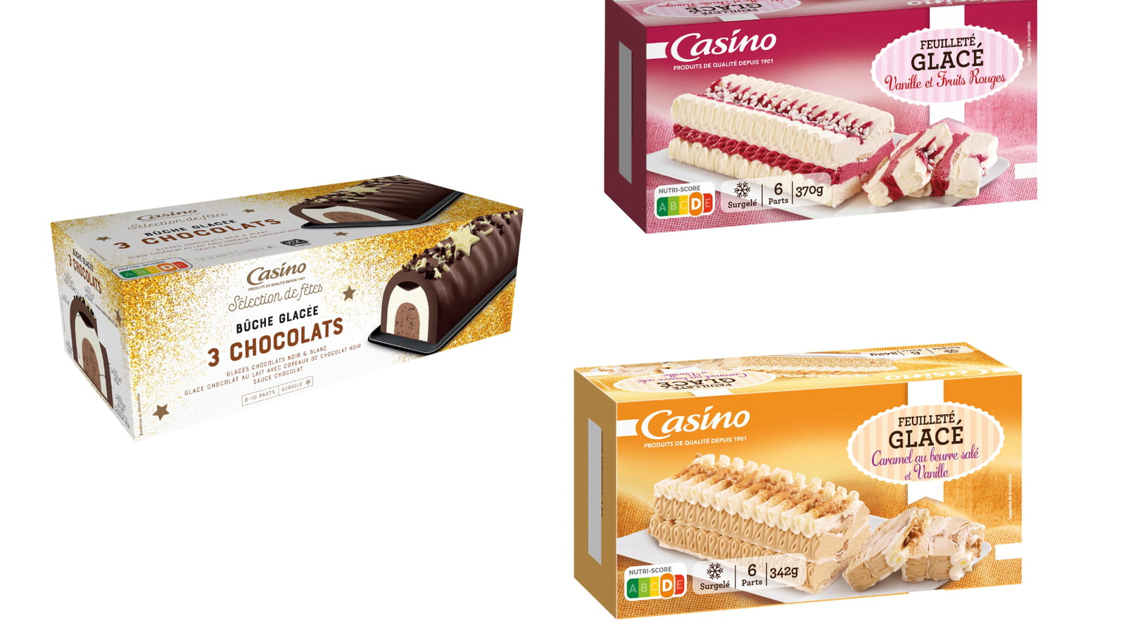 Bûches glacées de Casino 