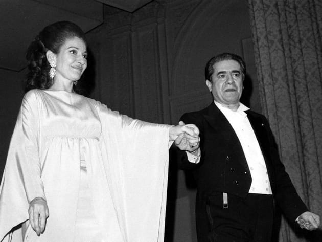 Maria Callas, avec le ténor Giuseppe di Stefano