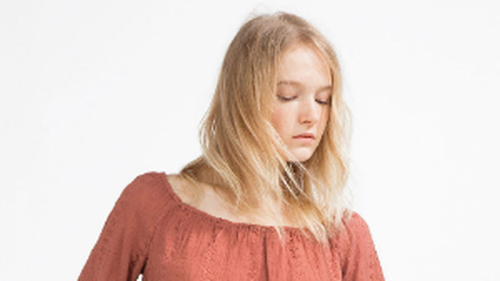 Top en jacquard