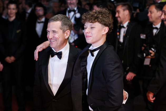 Guillaume Canet, avec son fils Marcel au Festival de Cannes